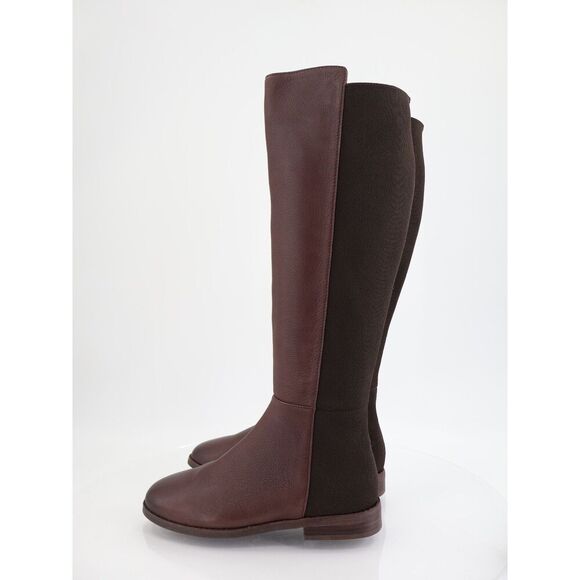 Gentle Souls Emma Women Knee High Brown Riding Boots Size 6.5 M Stretchy Zip up - Picture 5 of 12